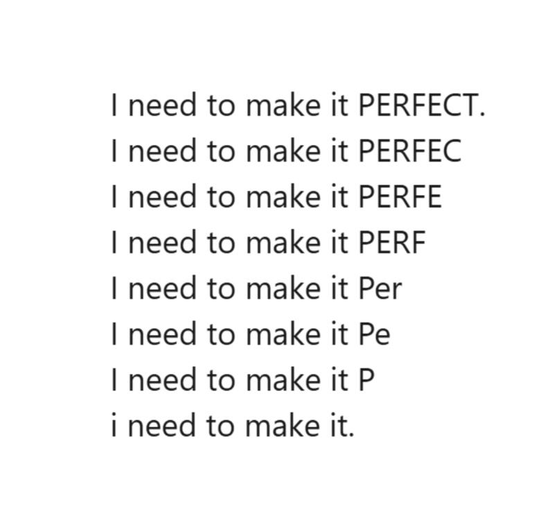 Imperfection Imperfection